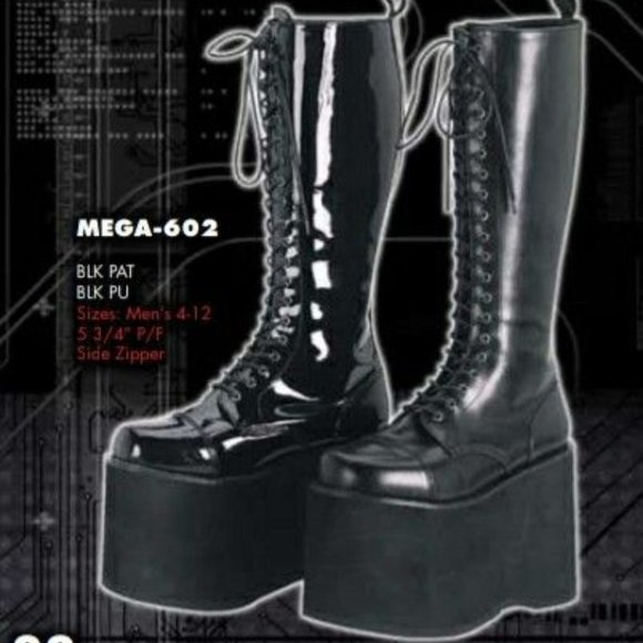 Sell Me Your Size 10, 11, 12 Demonia x Dolls Kill Shoes, Boots, Heels =) ISO - Picture 8 of 9